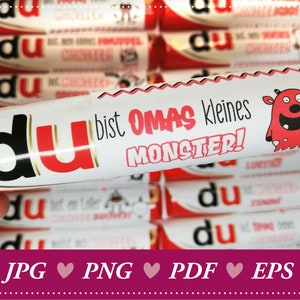 Download: Duplo banderoles for children – motivation for children, mindfulness, you-messages for children, funny monster motifs, encouragement