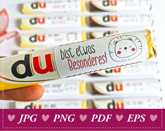 Download: Duplo Banderolen für Kinder gender neutral mit Tiermotiven und motivierenden "Du bist" Botschaften, Duplo Botschaften, Schule