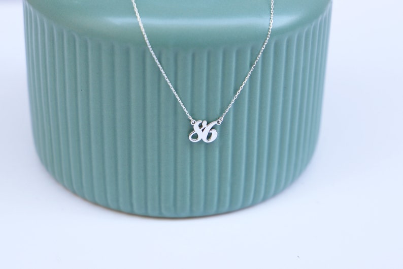 Custom Lucky Number Necklace Dainty Date Jewelry Personalized Gold Sport Number Necklace Necklaces for Women Personalized Gifts image 4