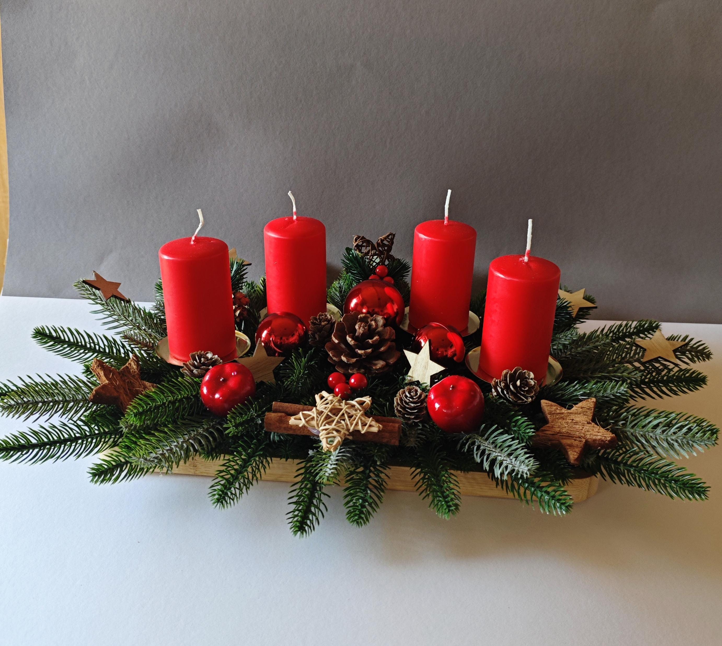 Knstlicher adventskranz - Etsy.de