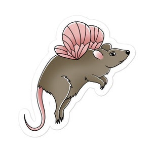 Rat Sticker - Fairy Rat