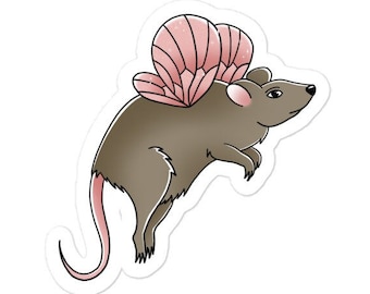 Rat Sticker - Fairy Rat