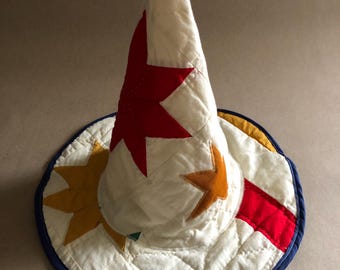 Vintage Quilt Witch Hat