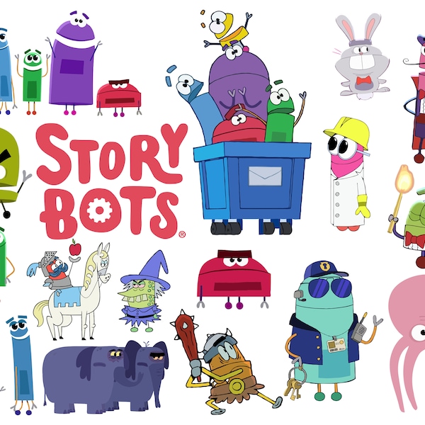 Storybots Layered files, Storybots SVG bundle, Storybots svg, Storybots PNG, Storybots for cricut, Storybots clip art, cut files