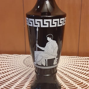 Vintage 1958 Jim Beam Decanter Black n White