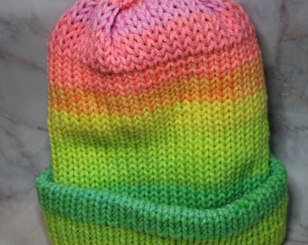 Retro Stripe Beanie