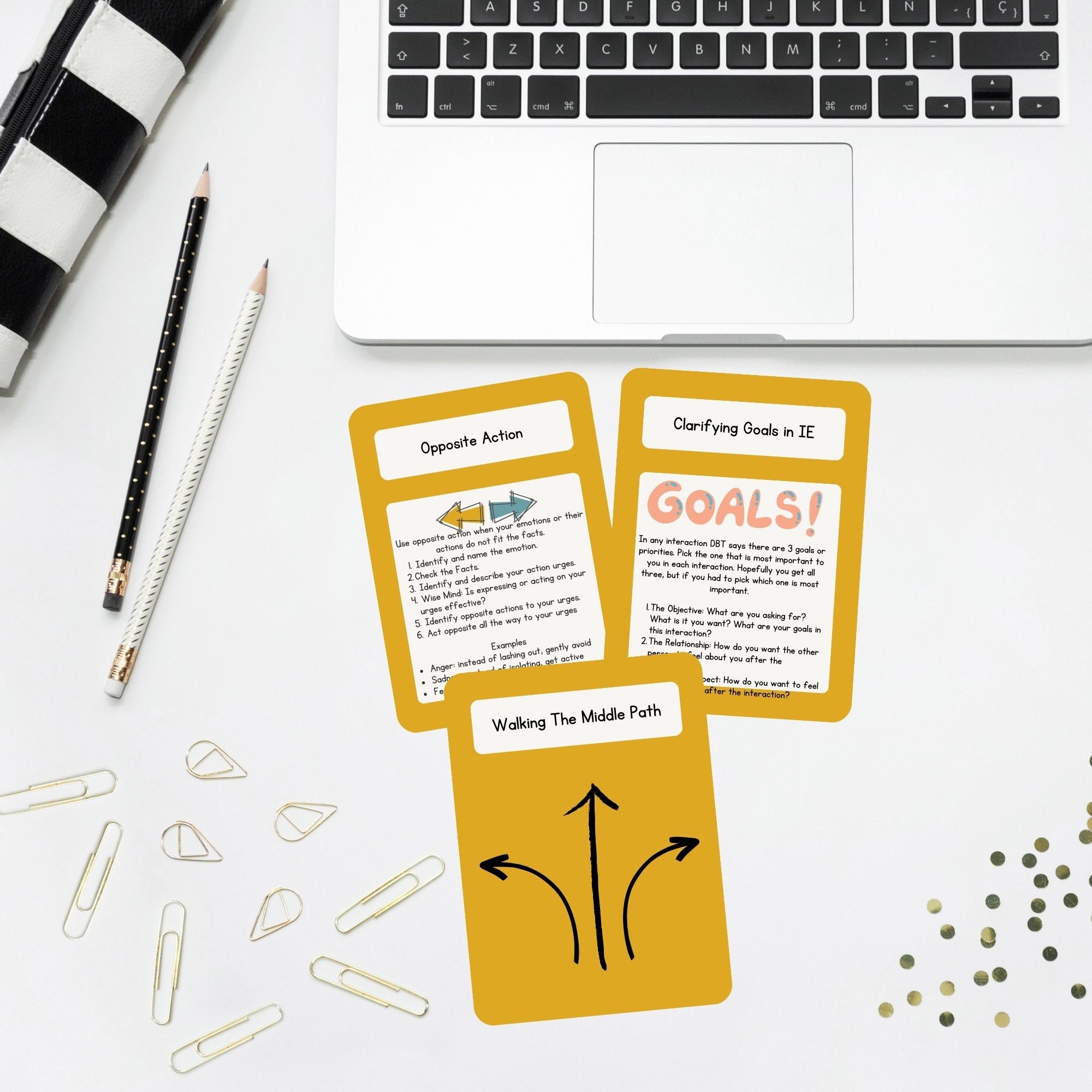 DBT Flashcards Therapy Flashcards Dialectical Behavior Etsy UK