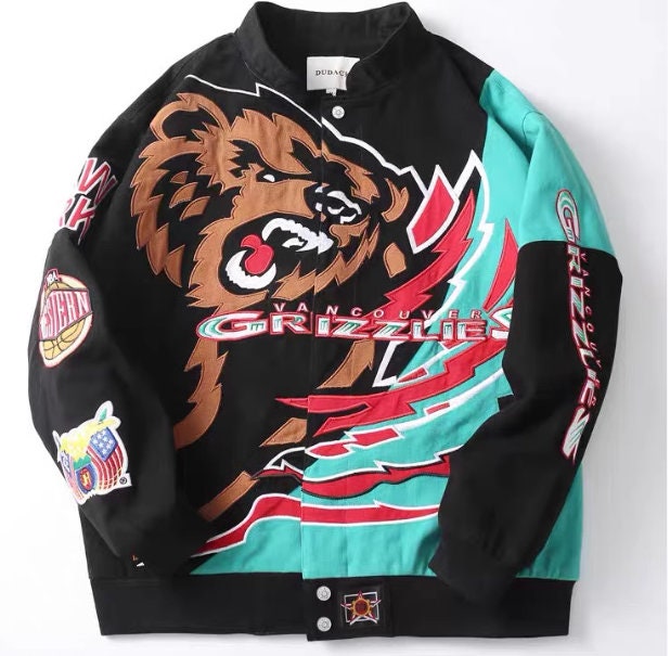 Vancouver grizzlies warm up jacket discount