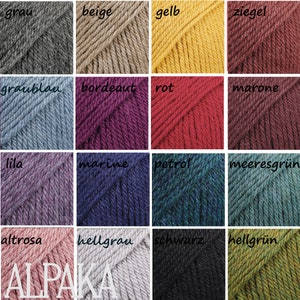 Loop-Schal aus Alpaka und Schurwolle, selbstgestrickt, passend zu meinen Stirnbändern. Schick und warm in deiner Lieblingsfarbe Bild 8