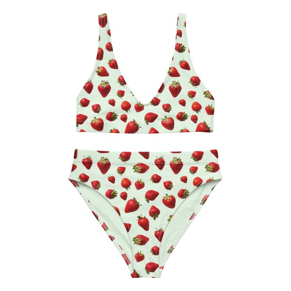 Strawberries, Florals and Cowgirl Boots Reversible Swimsuit