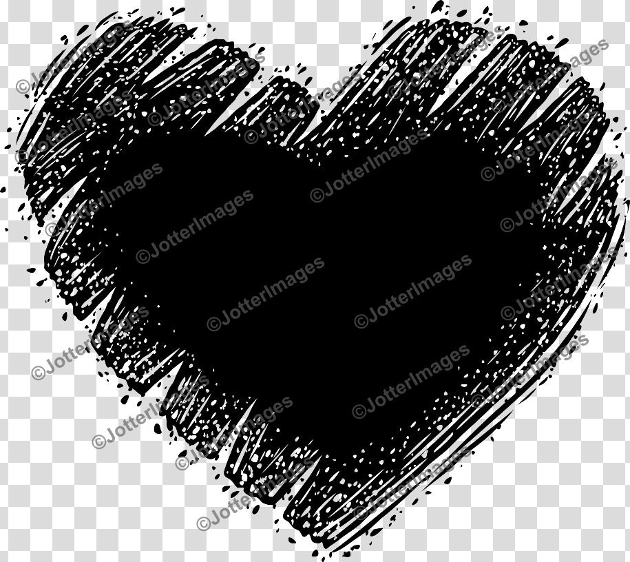 Distressed Heart Image: Paint Style SVG, PNG (digital Download) - Etsy