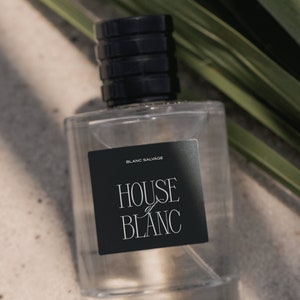 House of Blanc Bottle Mockup | Realistic Mockup | Beach Mockup | Shadow Mockup | Package Mockup | Mockup Templates | Mockup Bottle
