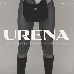 Urena Ultra-Wide Sans Serif | Stora bokstäver | Unikt typsnitt | Varumärkestypsnitt | Lyxtypsnitt | Fet typsnitt | Kantigt typsnitt | Logotyptypsnitt | Ultrafet