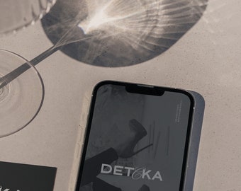 Detcka iPhone Mockup | Luxury Branding Mockup | Mockup Branding | Mockup Display | PSD Mockup | Branding Scene Mockup | Business Card Mockup