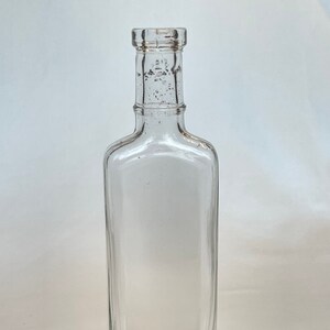 Vintage Klarglas Apothekerflasche