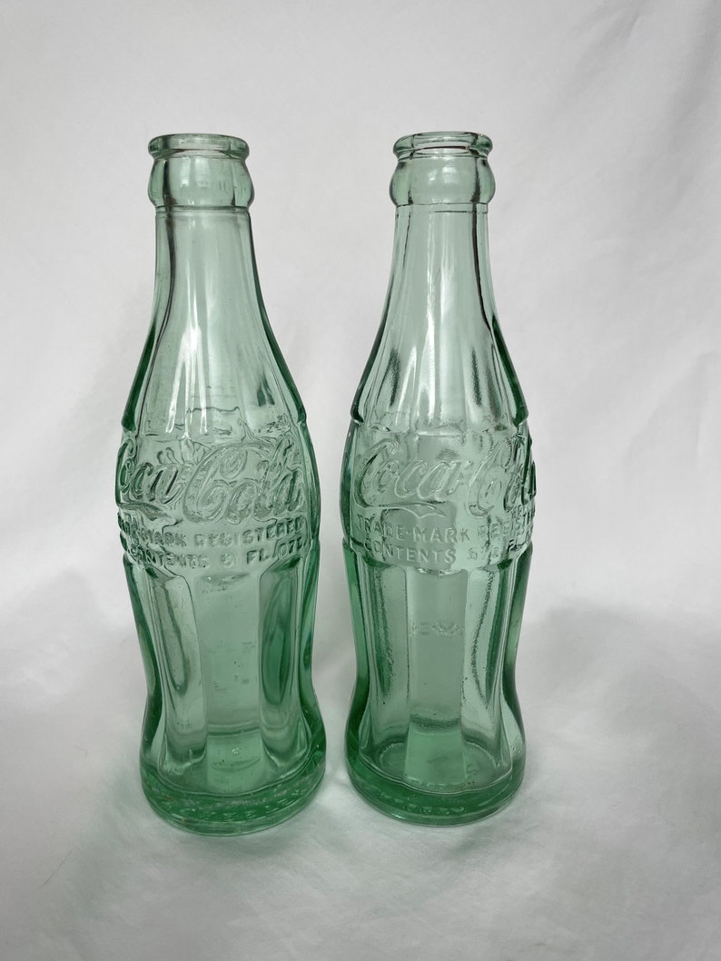 Vintage 50s / 60s Cocacola Bottles 6 1/2 Oz Embossed Etsy