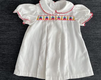 Vintage 1960s Plaid Toddler Dress