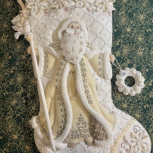 Will be made by order! Bucilla Christmas felt stocking &quot;Elegant Christmas&quot; 86977E Completed Finished Product