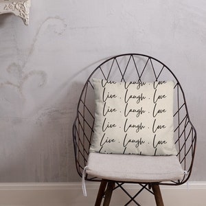 Live Love Laugh almohada, Almohada de decoración del hogar, Regalo New Home