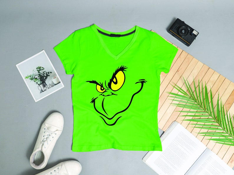 GRINCH Face LAYERED SVG Grinch Face Svg Grinch Face - Etsy
