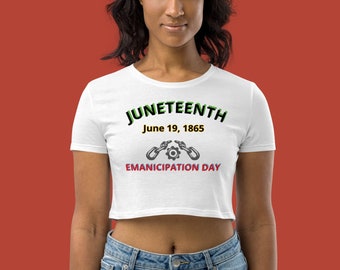 Crop Top, organic, Juneteenth celebration