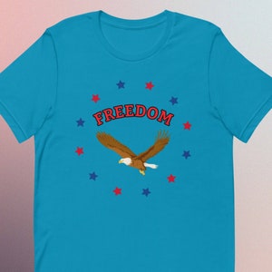 Freedom t-shirt, eagle tee,