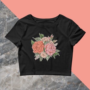 Crop Top, Flower
