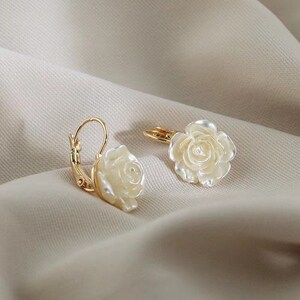 Camellia Pearl Pendant Earrings for Women Luxury Brand Design Cc Style  Party Wedding Jewelry Gift Earrings for Women 2022 Trend