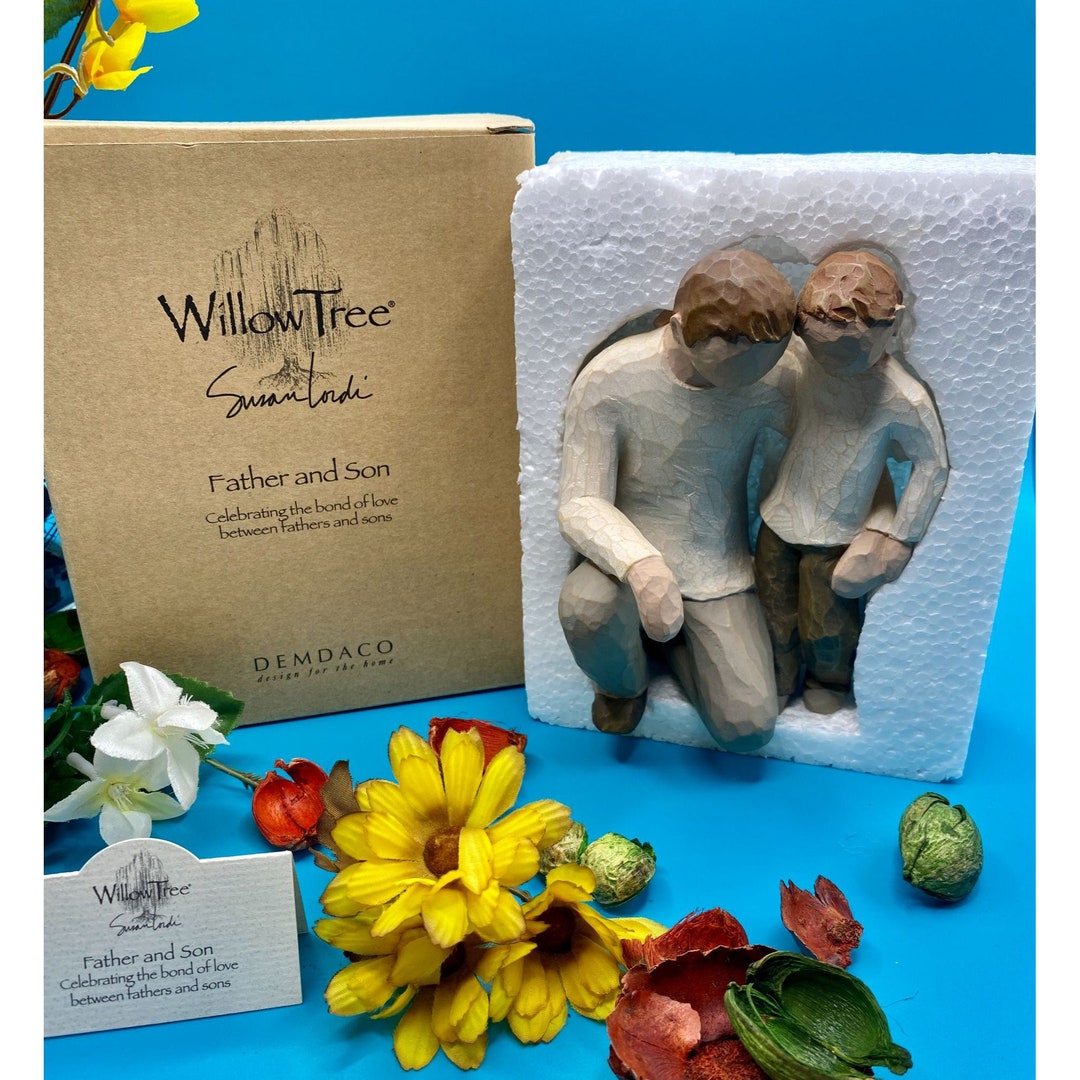 Willow Tree father and Son Celebrating the Bond of Etsy