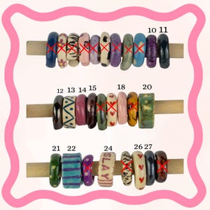 Handgefertigte Keramik-Ohrklemmen