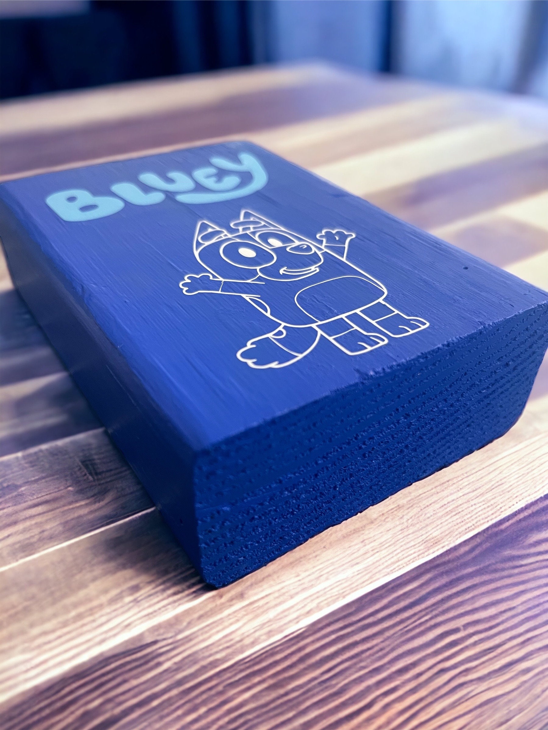 Bluey Handmade Wooden Table Decor Etsy UK