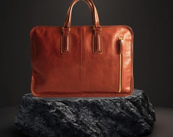 Modèle PDF de porte-documents en cuir : DIY sac pour ordinateur portable, sac de travail