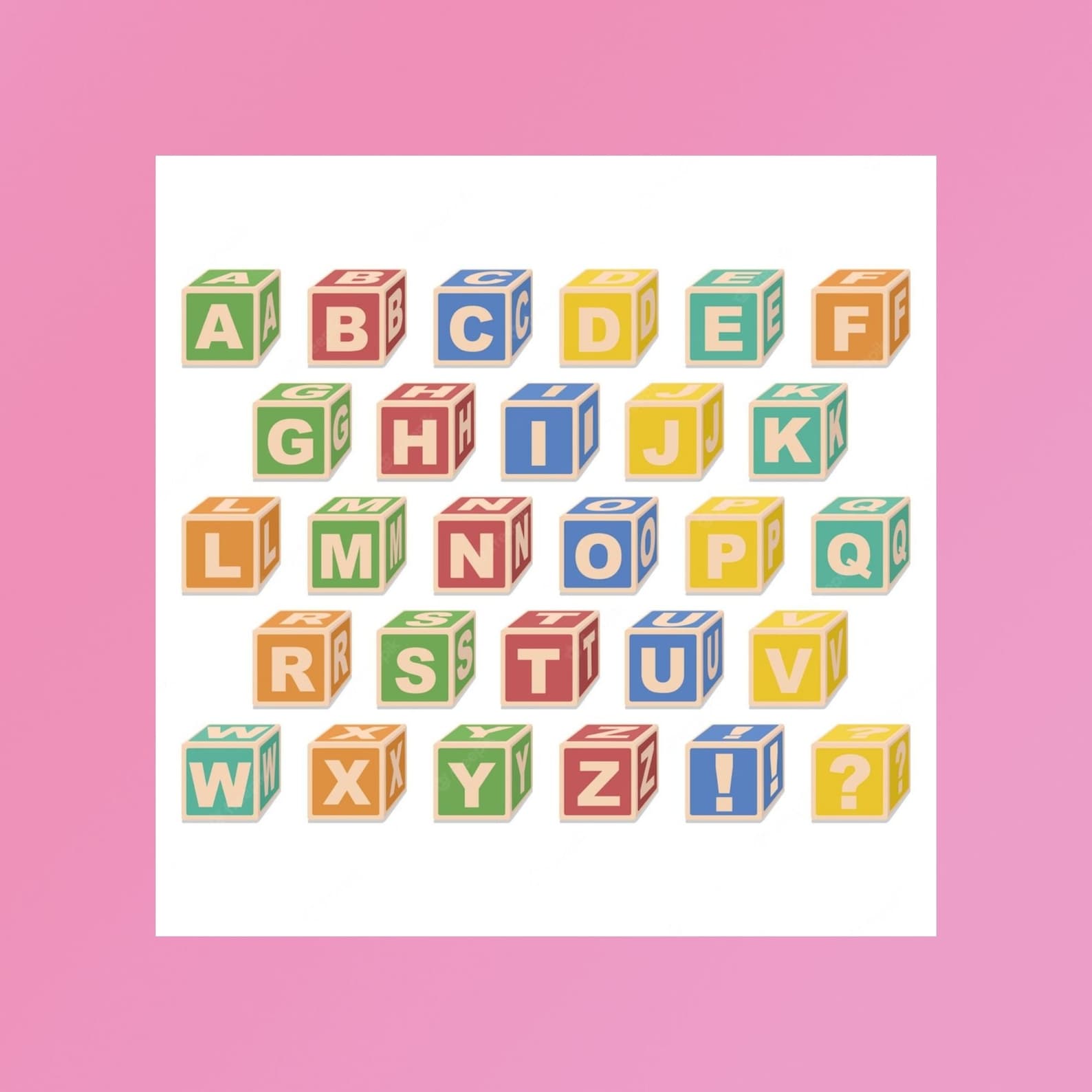 Alphabet Blocks Svg Files, DIY Baby Shower Blocks, Alphabet Blocks