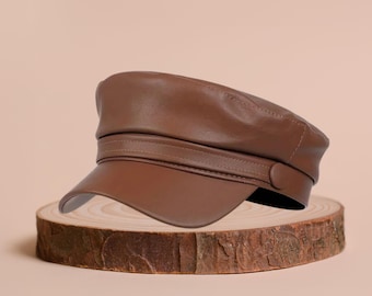 Women's Leather Hat PDF Pattern: Stylish Cap Template (Digital Download)