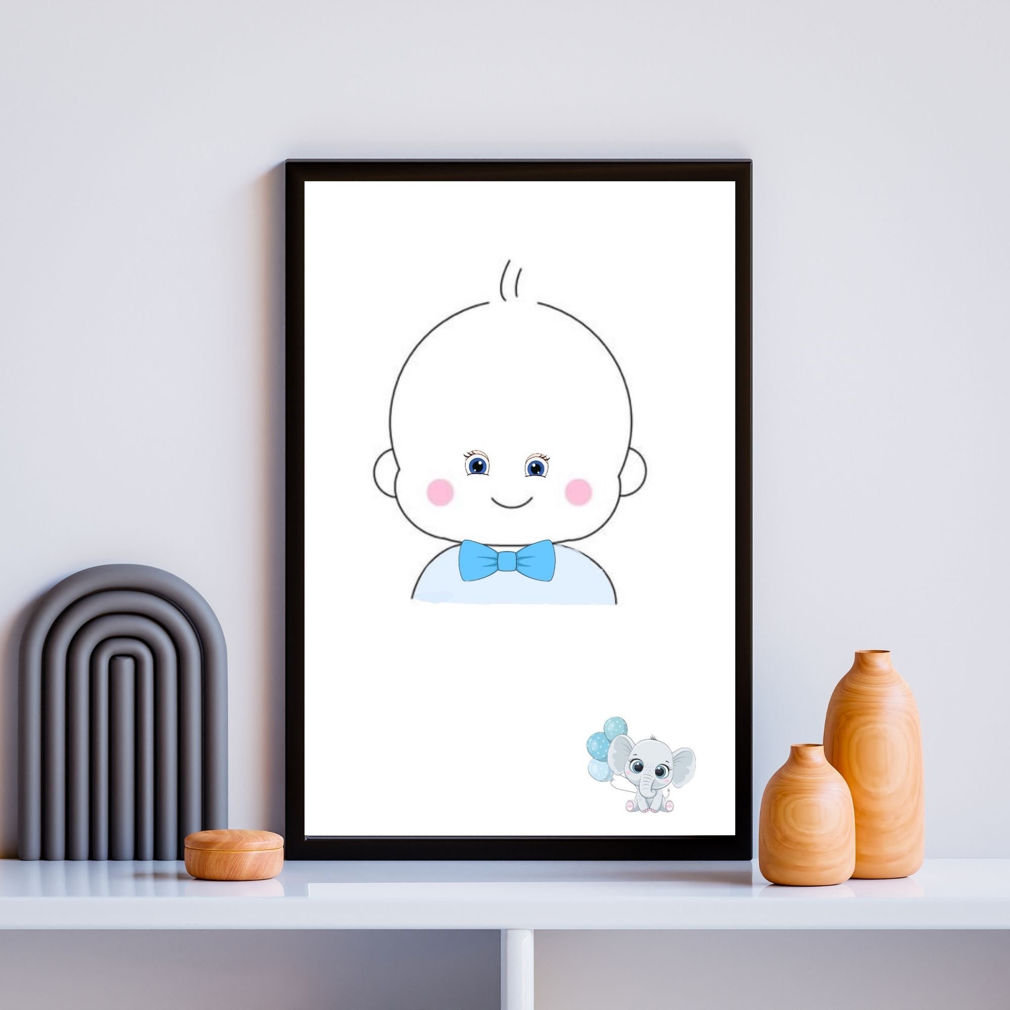 Baby's First Haircut Memory Frame: DIY Keepsake (PDF) - Etsy