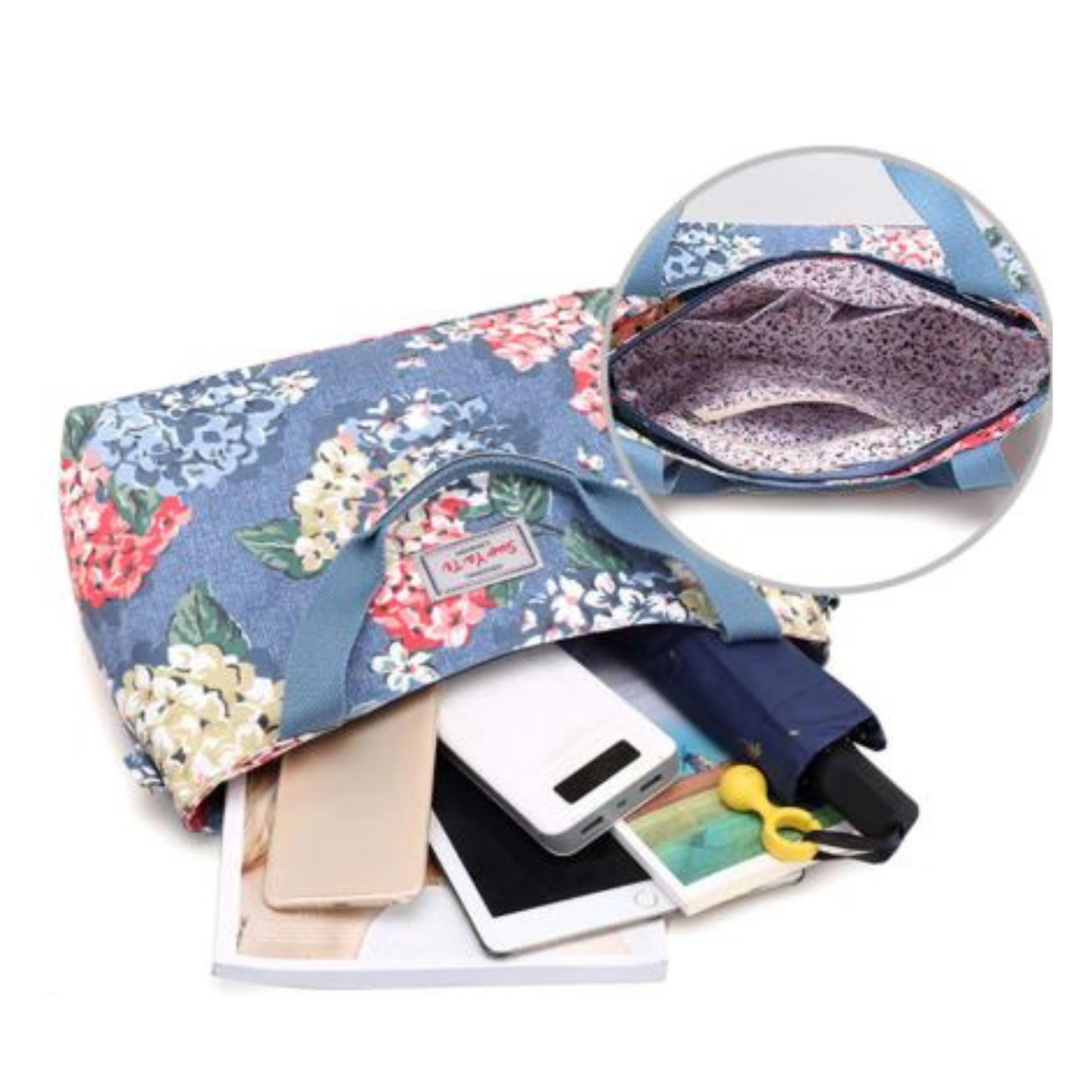 Canvas Tote Bag Sewing Pattern With Pockets (PDF) - Etsy