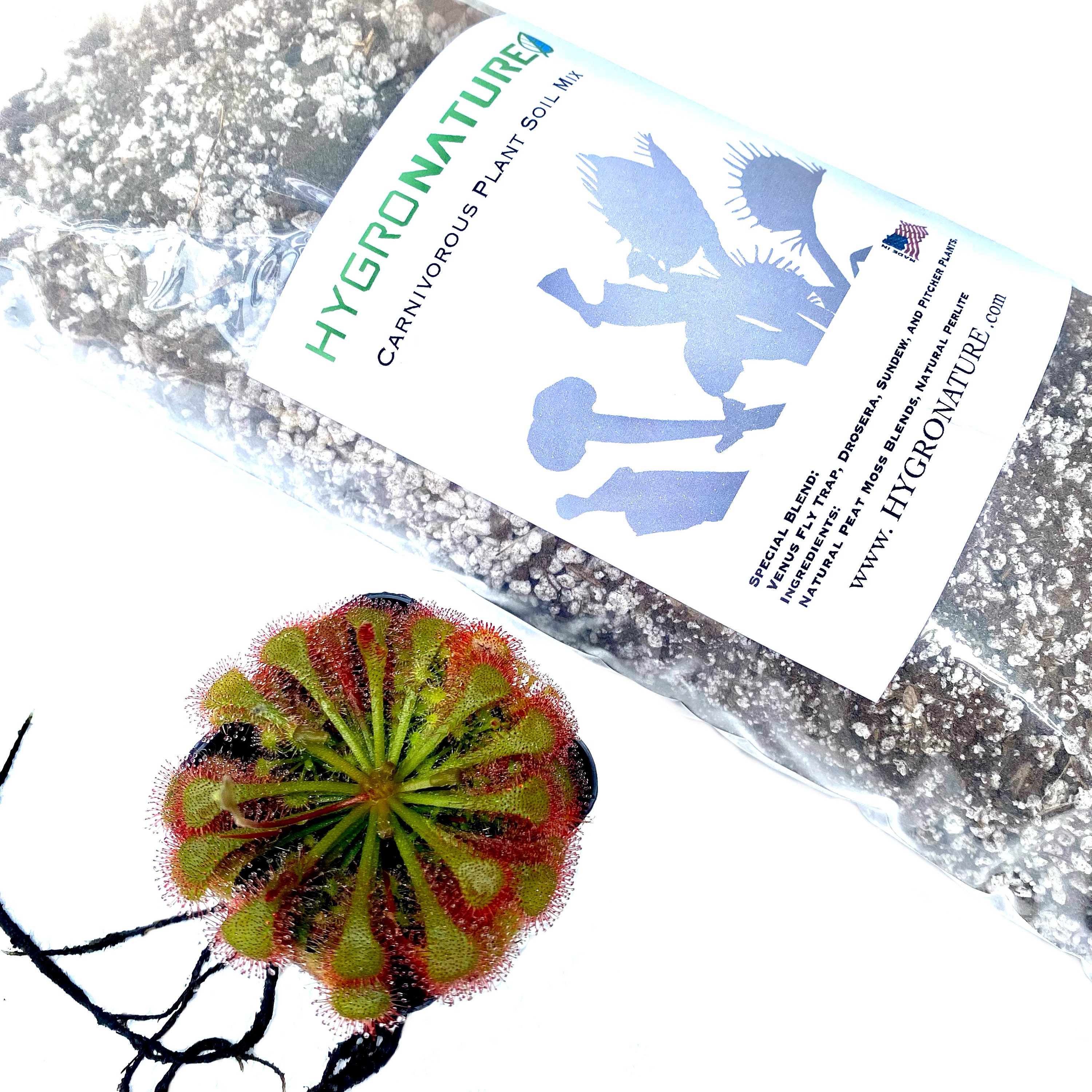thumbnail image 2 of Carnivorous Plant Potting Soil Mix – 1/2 Gallon – Organic For Venus Fly Trap, Drosera, Pitcher Plants 2 of 4