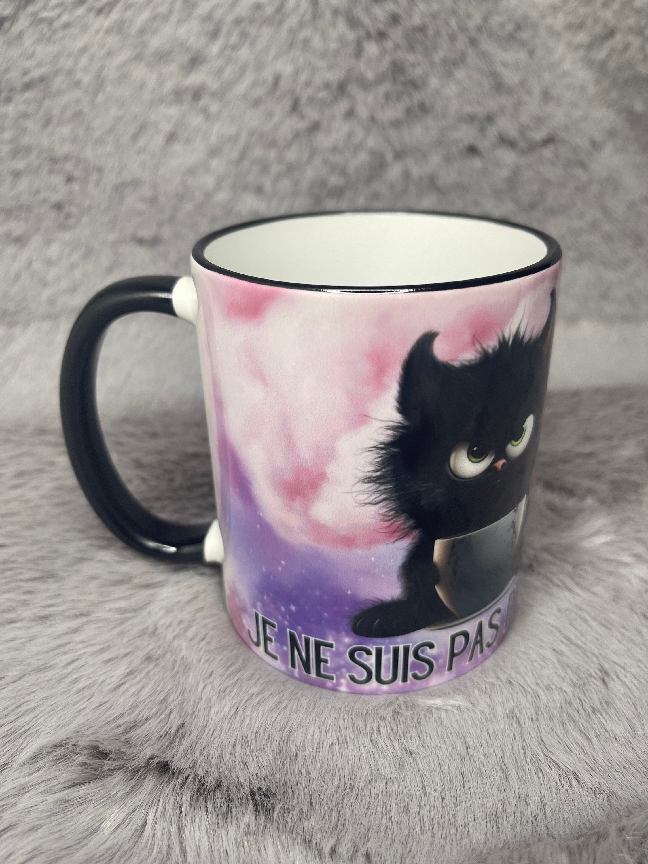 Sweat "Je Suis Pas Du Matin" Avec Chat – Cadeau Humour Pour Amoureux Des Chats, Homme Ou Femme