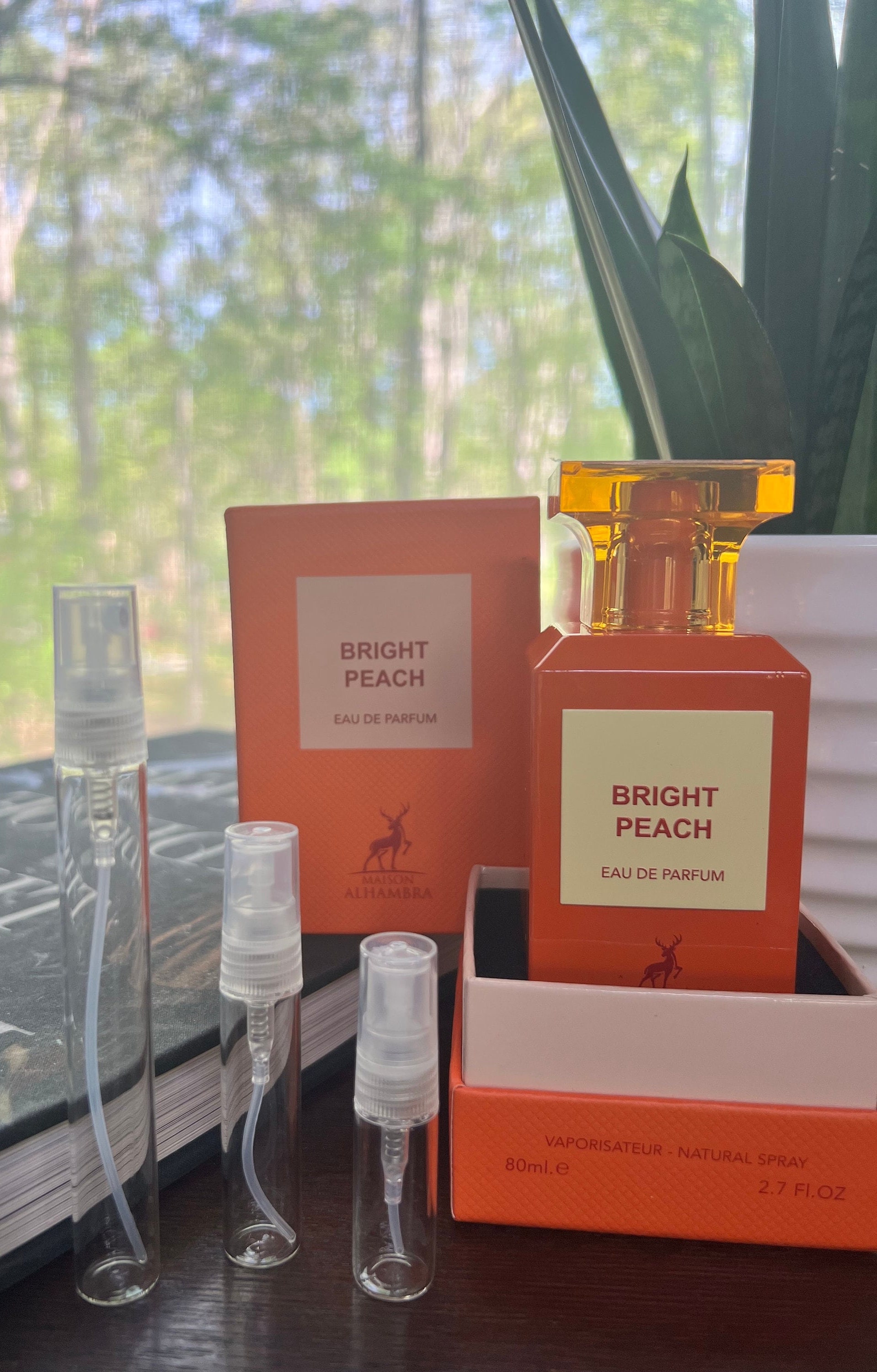 Bright Peach by Maison Alhambra | 3 ML, 5 ML & 10 ML Decant Samples