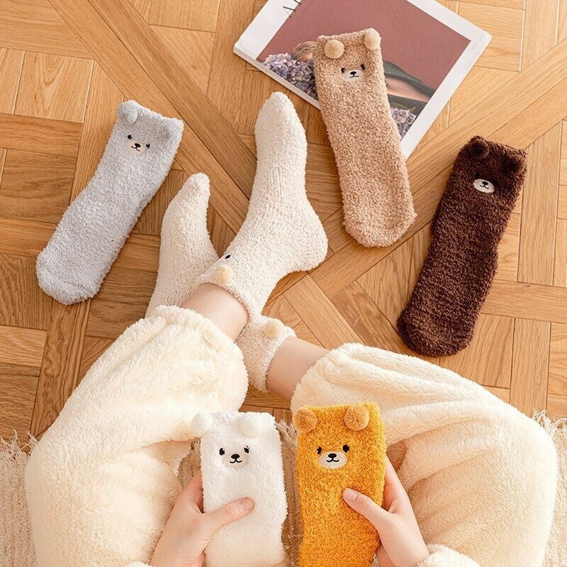 Animal Fluffy Socks 