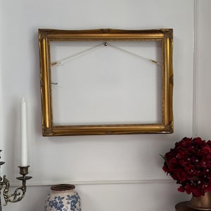 Antique Ornate Gold Frame | Vintage Gilt Decorative Wall Frame | French Baroque Style Accent - Antique frame | Ornate Frame- Frame Éclaire