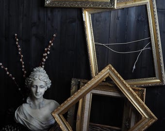 Vintage Gilt Wood Picture Frames, Ornate Antique Style,  Frame Collection S/M