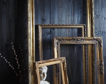 The Ibiza Collection – Vintage Gilt French Louis-Style Ornate Gold Frames (Medium)