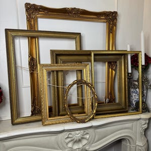 Pick Your Own Gold Gilt Antique Frame | Ornate Frame | Vintage Decorative Frame | Gold Gilt Frame | Antique Frame