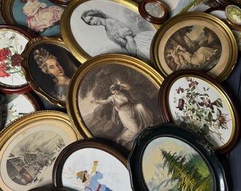 Vintage Oval Frame Collection | Statement Wall Oval Frames for Gallery Interiors- Pick your favourite