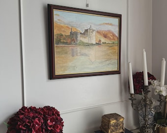 Serenade of Stone and Sea - Original Oil Painting by N.G. Reynolds