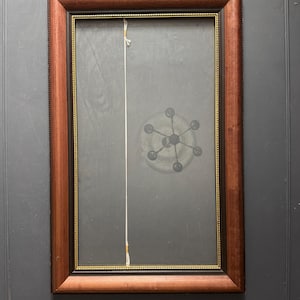 Extra Large Rustic Heavy Thick Wooden Frame: Vintage Farmhouse Wall Decor (106x68 cm)