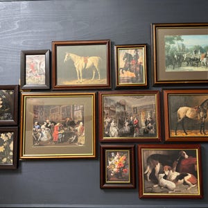 Victorian Gallery Wall Set – Antique-Inspired Framed Prints, Collectible Vintage Wall Art, Classic Ornate Home Decor, Curated Collection