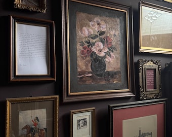 Custom Vintage Gallery Wall Styling Service: Art & Frames Consultation | Bespoke Gallery Walls