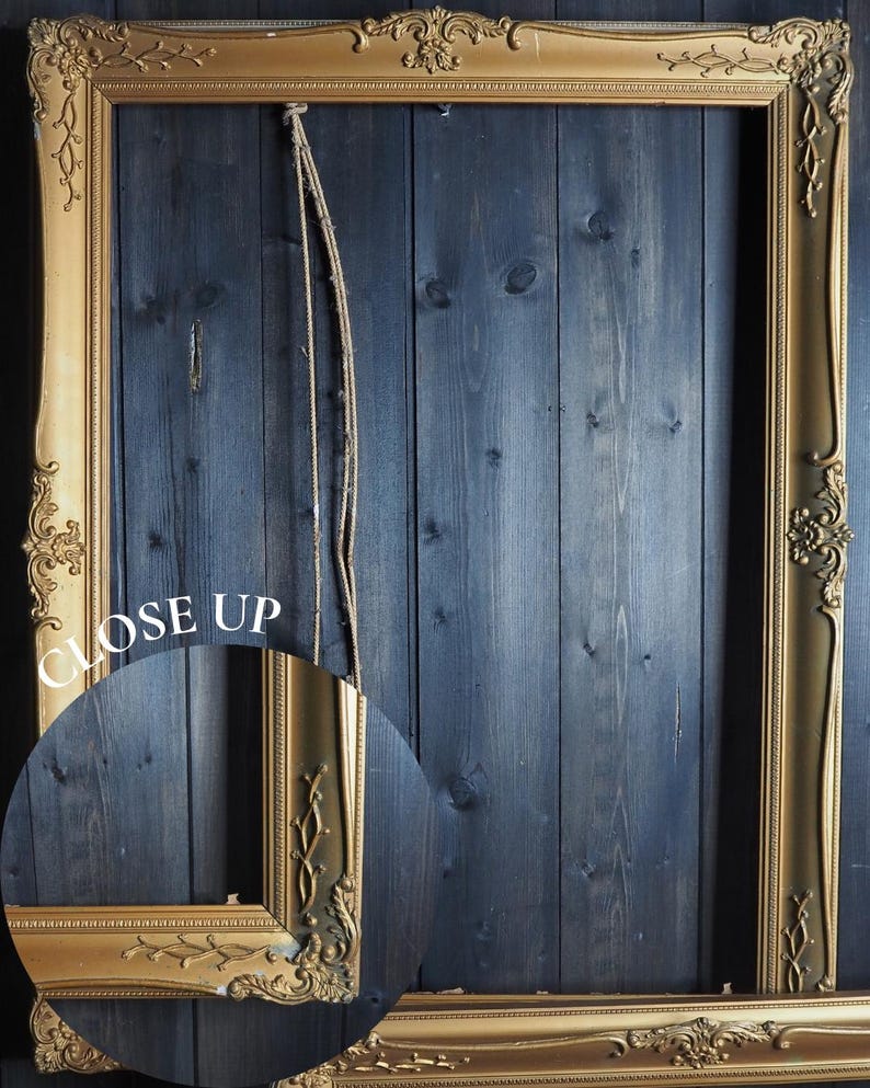 Antique Gold Ornate Frame Pair Collection | European Matching Frames ...